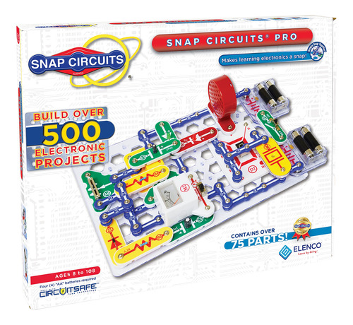 Kit De Exploración Electrónica Con 500 Proyectos Stem Para N