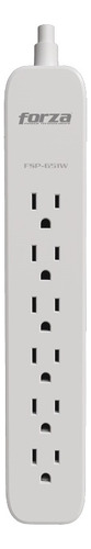 2 Multicontacto Forza Fsp-651w - 1625w 110/220 Blanco Blanco