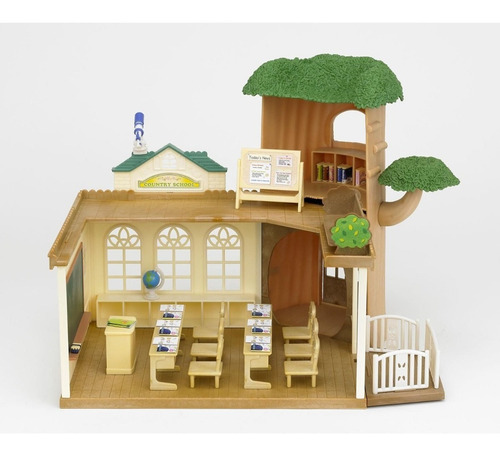 Sylvanian Families 5105 - Escuela Rural En El Arbol - Intek