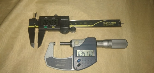 Kit Vernier 4in Micrometro Mitutoyo De 1in Fluke Aemc Megger