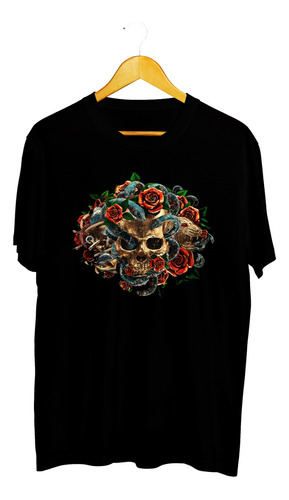 Playera Skull Craneo Calavera Diseño 557 Playeras Beloma