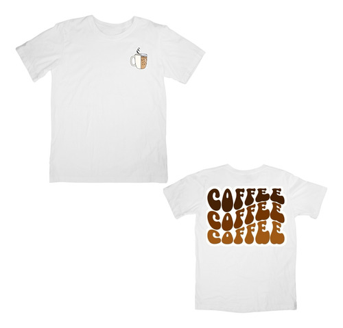 Playera Casual Coffee Para Dama - Estilo Y Comodidad