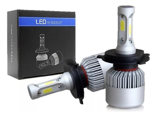 Par De Luces Led Bombillo H4 H11 H7 H3 H1 Carros 16000 Lumen