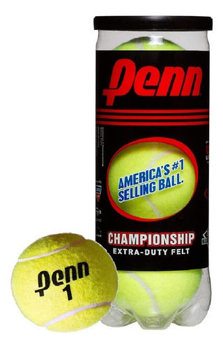 3 Pelotas Bolas De Tenis Penn Originales