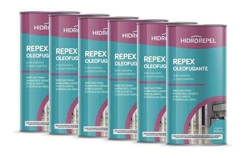 Repex Oleofugante 900ml Caixa Com 6 Unidades - Hidrorepell
