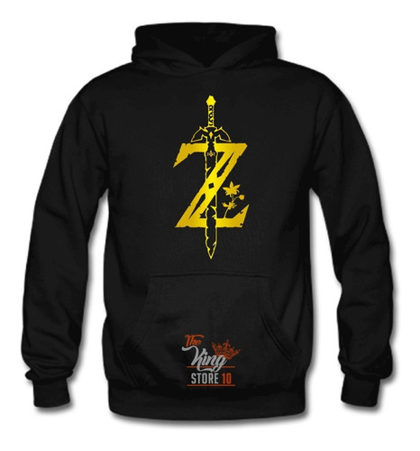 Poleron Estampado Zelda Gamer 100% Algodón, The King Store