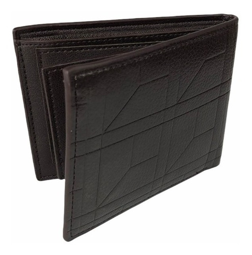 Imagen 3 de 7 de Cartera Caballero Daiqisi Original Lujo Tarjetero Piel Retro