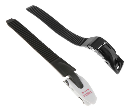 2 Pack Universal Inline Skate Belt Roller Skate Black+white