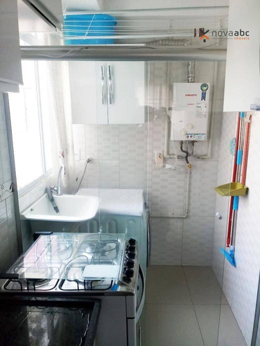 Imagem 9 de 18 de Apartamento Com 2 Dormitórios Para Alugar, 39 M² Por R$ 1.000/mês - Vila Lutécia - Santo André/sp - Ap1035
