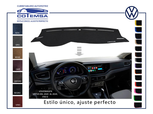 Cubretablero Aut. (color) Volkswagen Virtus De 2020 A 2024
