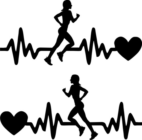 Imagen 6 de 7 de Calco Running 02 En Mi Sangre - 20 X 7 Cm - Graficastuning