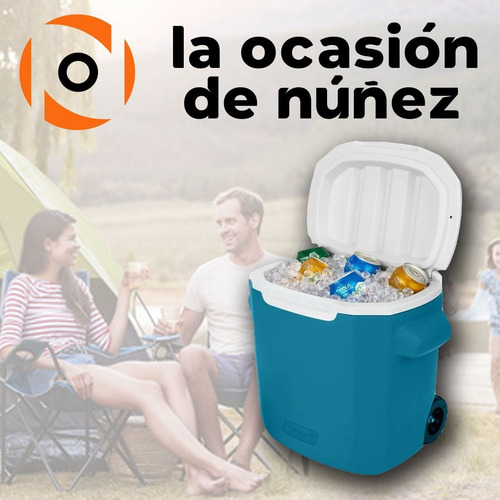 Imagen 4 de 7 de Conservadora Heladera Coleman 28qt Camping 27lts Con Ruedas
