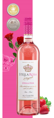 Vino Rosado Stella Rosa Pink 750 Ml Semidulce