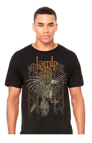 Lamb Of God - Skeleton Crow - Groove Metal - Polera - Cyco