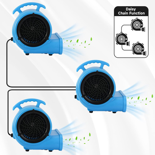 Ventilador For Floor Blessny 1/2 Hp, 2200 Cfm, 4 Speed