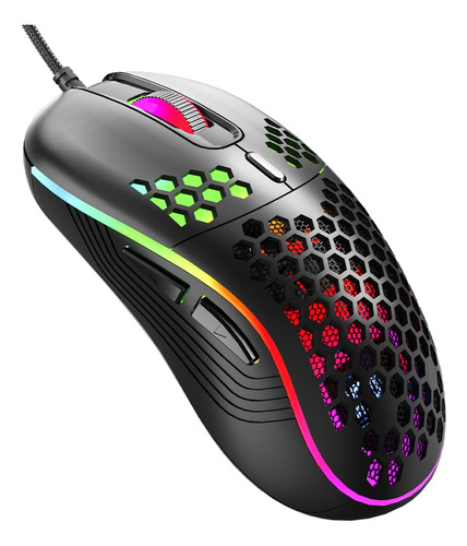 Mouse Para Juegos Con Cable, Mouse Ligero Para Juegos De Pan