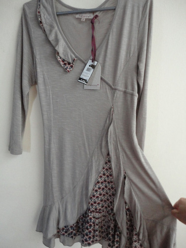 Vestido Taupe Tatienne (small) Vuelos Bobos