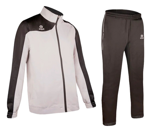 Buzo Deportivo Monaco Gris-negro