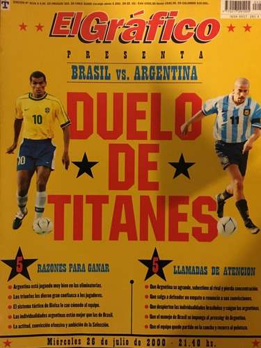 El Gráfico, N° 4216 Revista Fútbol Argentino, Cb