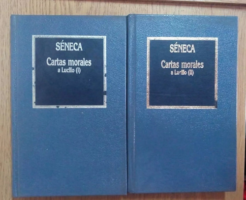 Cartas Morales A Lucilio 2 Tomos De Seneca.