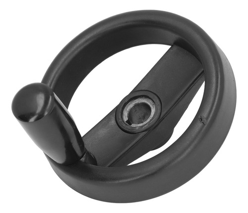 Lathe Handwheel 125mm Od 12mm Bore Foldable Handle Plastic