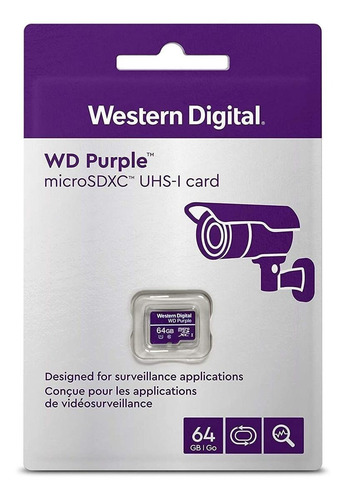 Imagen 2 de 3 de Tarjeta de memoria Western Digital WDD064G1P0A WD Purple 64GB