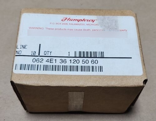 *brand New Sealed* Humphrey 0624e1361205060 Valve 120v 5 Dde