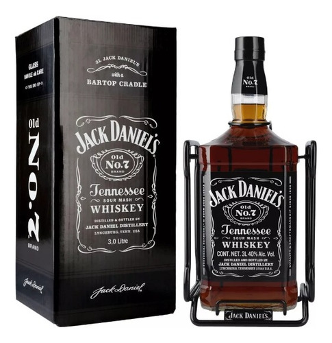 Whisky Jack Daniels 3 Litros Con Atril // Envio Gratis