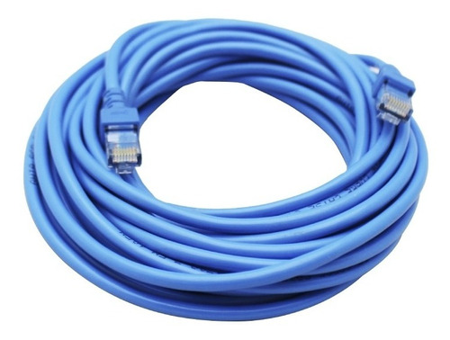 Cable De Red Ghia Cat5e Utp Rj-45 100% Cobre 7.5m Color Azul