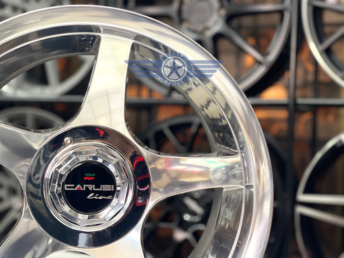 4 Rines 17x10 Carusi 5-127 Chevrolet 5-135 Ford Cheyenne Gmc