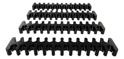 Kit Cabo Sleeved Para Fonte Rise Mode Preto E Branco