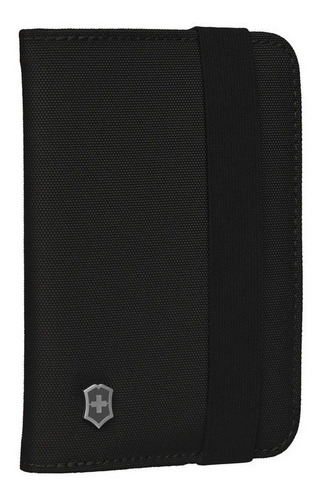 Porta Pasaporte Con Chip Rfid Victorinox Color Negro