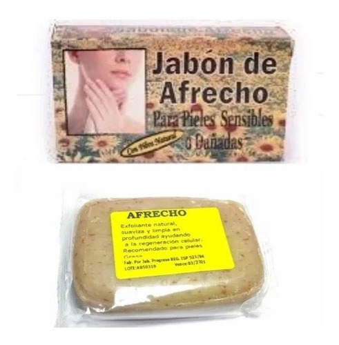 2 Jabones De Afrecho Natural 