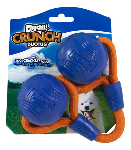 Juguete Para Perros Chuckit! Crunch Ball Duo Tug, Tamaño Med
