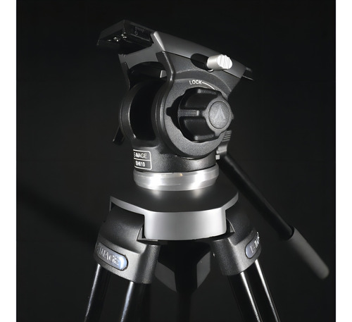 Trípode compacto profesional E-image Ek610 con cabezal fluido