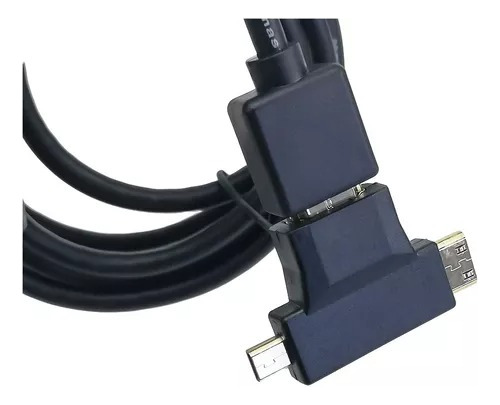 Cable Hdmi Ultradelgado 1.5. Con Adaptador Mini Y Micro Hdmi