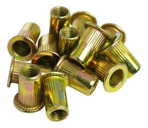 150 Piezastuerca De Remache De Cabeza Plana Acero Inoxidable