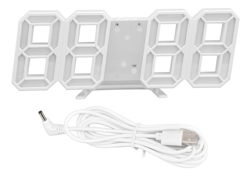 Reloj Led Digital De Pared Con Pantalla De Temperatura De Di