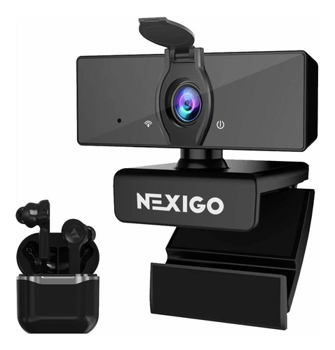 Camara Negocio 1080p Audifono Inalambrico Nexigo Usb Fhd