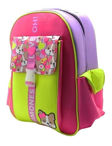 Imagen 2 de 2 de Mochila Simones Espalda 16 Pulgadas Si085
