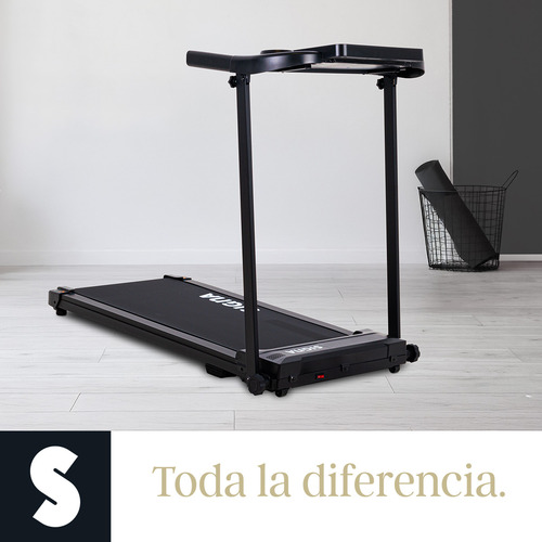 Caminadora Eléctrica Plegable 10km Lcd Con 12 Programas 2hp