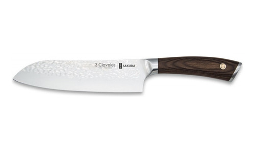 Cuchillo Santoku 17.5cm Sakura 3 Claveles