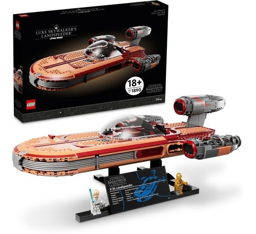 Kit Lego Star Wars Speeder Terrestre De Luke Skywalker 75341 Cantidad de piezas 1890