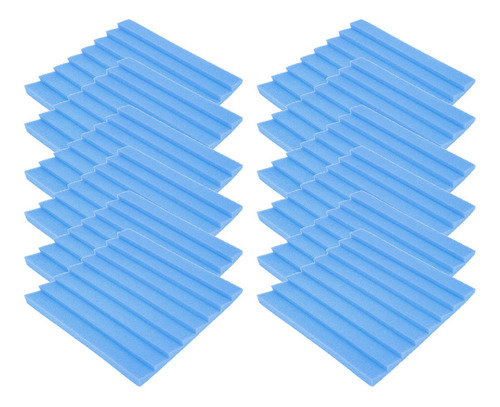 12 Paneles De Absorción De Sonido, 8 Ranuras, Triangulares Y