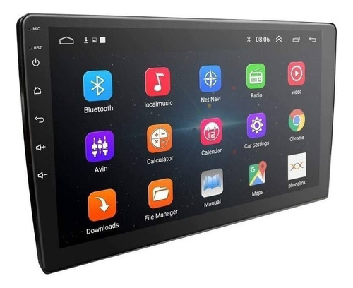 Radio 2 Din Android 1.0 10'' Hilux Hard Top