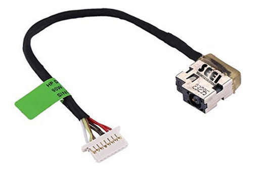 Cable Pin De Carga Laptop Hp Punta Azul L=12cm Plug 4.5x3