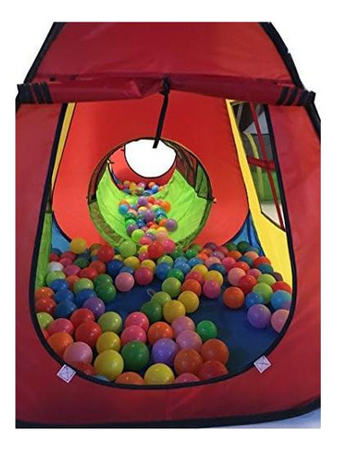 Utex 8 En 1 Pop Up Children Tent Tent House Con 4 Túnel, 4 Y
