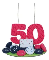 Comprar Vela Adorno Torta Tematica Casino Ruleta Azar Porcelana Fría