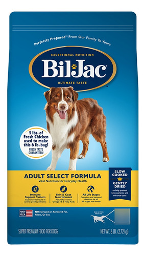 Bil Jac Select Formula Perro Adulto Sabor Pollo 2.7 Kg