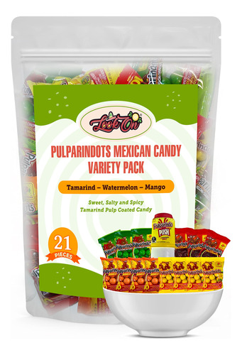 Lookon Pulparindo - Surtido De Dulces Mexicanos (21 Piezas) 